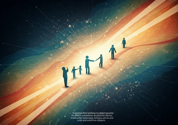 Imej simbolik sokongan dan panduan selepas keputusan EPDS