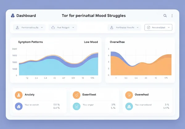 Chart showing unique perinatal symptom patterns