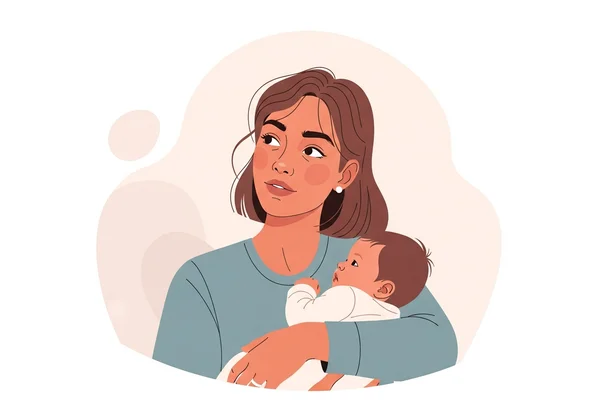 New parent contemplating emotional well-being